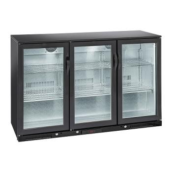 WR-TAB3-B3 TAB3/D-R2 (25) Back Bar Flaschenkühlschränk, Belüftet, 3 Drehflügeltüren